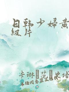 日韩少妇黄色一级片