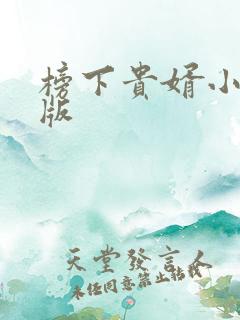 榜下贵婿小说正版