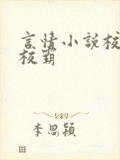 言情小说校园文校霸