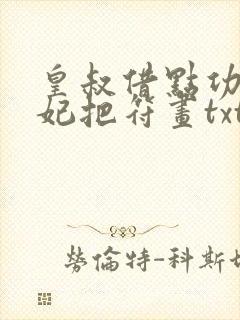 皇叔借点功德王妃把符画txt