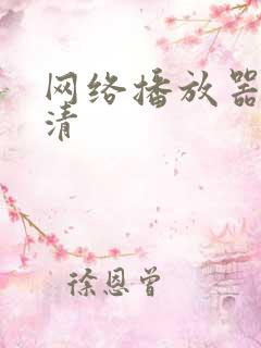 网络播放器全高清