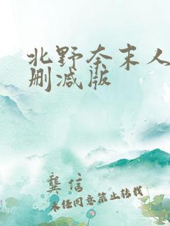 北野奈末人妻未删减版
