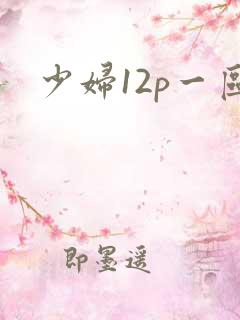 少妇12p一区