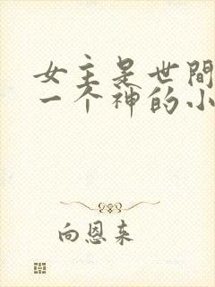 女主是世间最后一个神的小说