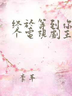 终于等到你是哪个电视剧主题曲