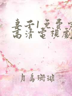 妻子1免费完整高清电视剧在线观看