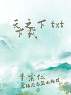 天之下 txt 下载