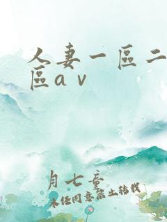 人妻一区二区三区aⅴ