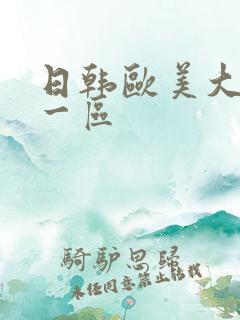 日韩欧美大尺度一区