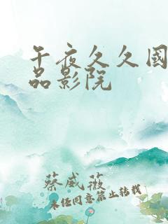 午夜久久国产精品影院