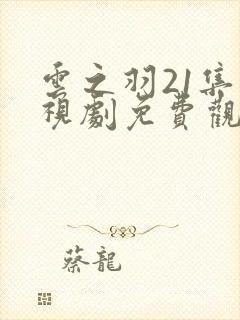 云之羽21集电视剧免费观看完整版