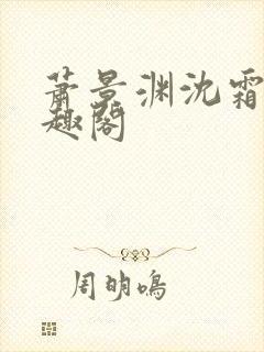 萧景渊沈霜宁笔趣阁