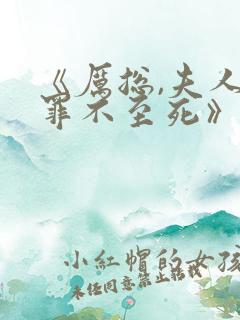 《厉总,夫人她罪不至死》电视剧