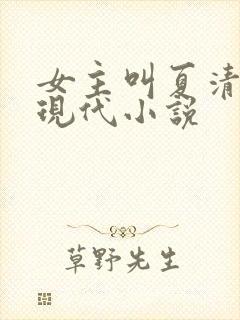 女主叫夏清浅的现代小说