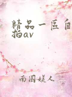 精品一区自拍偷拍av