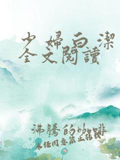 少 妇 白 洁全文阅读