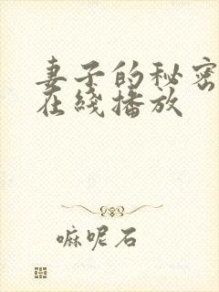 妻子的秘密电影在线播放