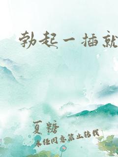 勃起一插就软