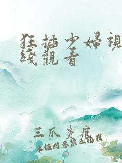 狂插少妇视频在线观看