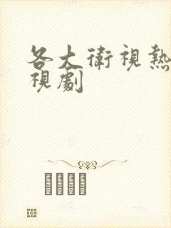 各大卫视热播电视剧