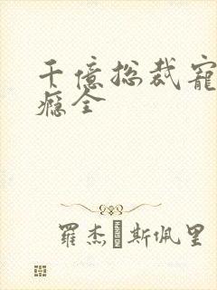 千亿总裁宠妻成瘾全