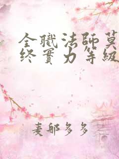 全职法师莫凡最终实力等级