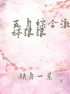 五月综合激情婷婷狠狠