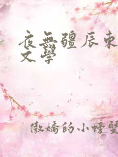 夜无疆辰东蚂蚁文学