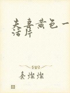 夫妻黄色一级生活片