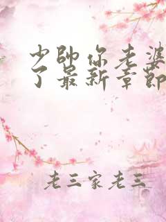 少帅你老婆又跑了最新章节列表