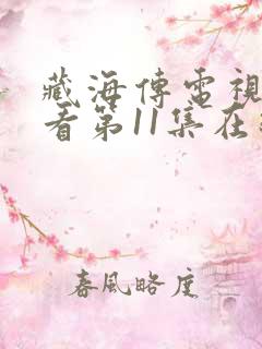 藏海传电视剧观看第11集在线观看