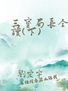 三宝局长全文阅读(下)