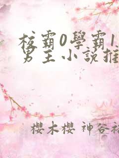 校霸0学霸1双男主小说推荐