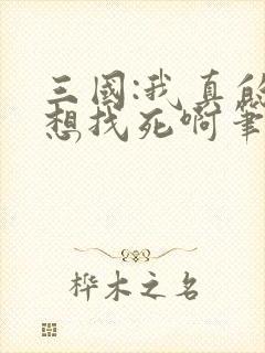 三国:我真的只想找死啊笔趣阁