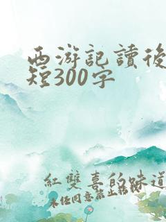 西游记读后感简短300字