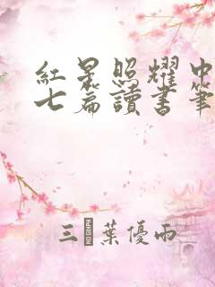 红星照耀中国第七篇读书笔记摘抄