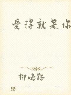 爱得就是你