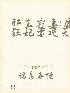 邪王宠妻:废材狂妃要逆天