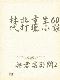林北重生60年代打猎小说推荐