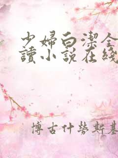 少妇白洁全文阅读小说在线