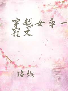 穿越女尊一对一宠文