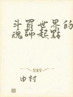 斗罗世界的平民魂师起点