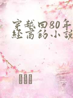 穿越回80年代经商的小说