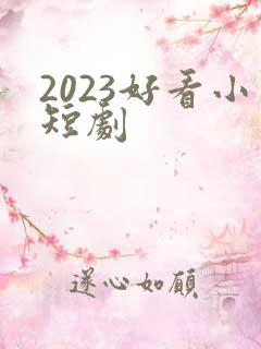 2023好看小短剧