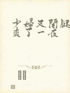少妇叉开腿让我爽了一夜