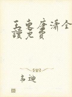 王东唐潇全本阅读免费