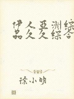 伊人亚洲综合精品久久综合