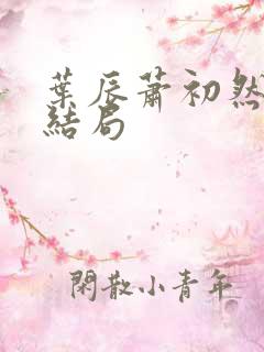叶辰萧初然最终结局