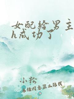 女配给男主下药h成功了 女配给男主下药h成功了