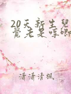 20天新生儿睡觉老是哼唧睡不踏实